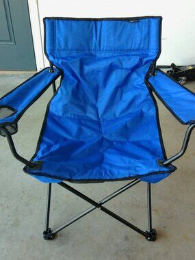 Shakespeare Blue Folding Camping Chair EXCELLENT CONDITION!